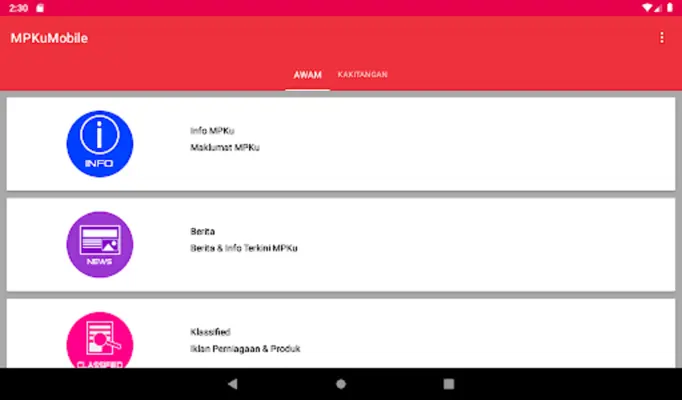 MPKUMobileV2.Android android App screenshot 6